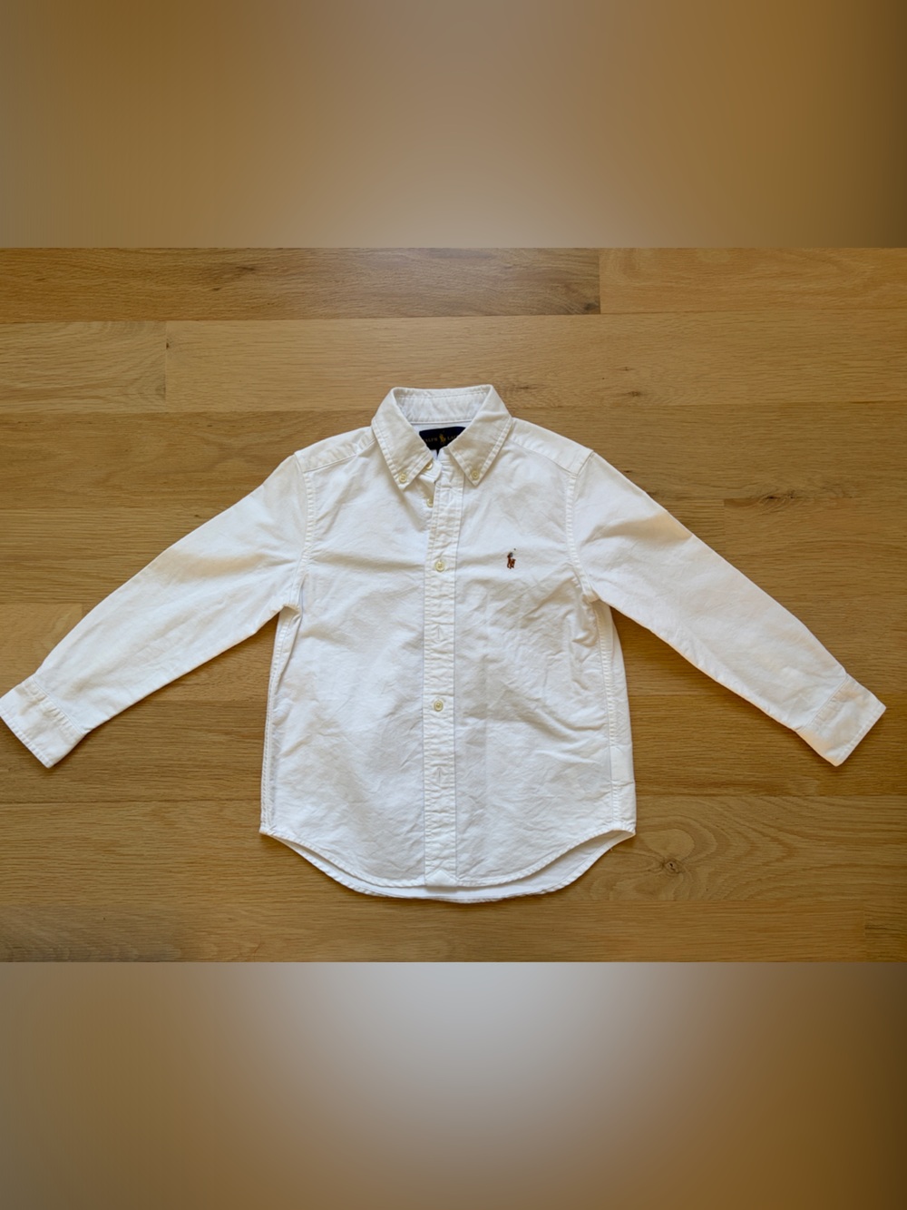 Polo Ralph Lauren Boys 5 Button-Down Shirt with Embroidered Logo